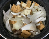 新玉ねぎと豚こま肉＆厚揚げのうま煮♪作り方5写真
