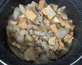 新玉ねぎと豚こま肉＆厚揚げのうま煮♪作り方6写真