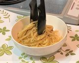 舞茸と塩昆布のパスタ作り方10写真