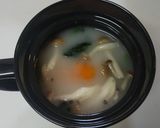 レンジで簡単♪オートミール☆ 鶏雑炊☆作り方5写真