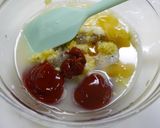 レンジで簡単！エビチリ☆卵ソース作り方3写真