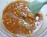 レンジで簡単！エビチリ☆卵ソース作り方4写真