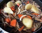 牛肉ごぼう椎茸しぐれ煮作り方5写真