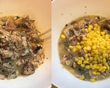 鯖水煮とそら豆とトマトのサラダ作り方2写真