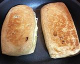 油揚げでキャベーコンチーズホットサンド風作り方7写真