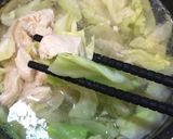 柚子胡椒香るささみと春キャベツのお味噌汁作り方11写真