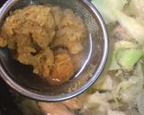 柚子胡椒香るささみと春キャベツのお味噌汁作り方12写真