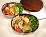 のっけ弁当(カジキのパン粉焼き)作り方1写真