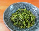 ピリ辛おつまみ☆大人のほうれん草胡麻和え作り方4写真