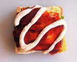 お好み焼きオープンサンド作り方14写真