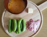 スナップえんどうのふわたまソテー作り方1写真