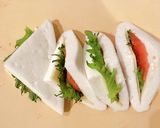 はんぺんの明太チーズはさみ焼き作り方3写真
