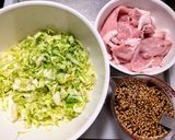 豚丼の春キャベツ合わせ作り方1写真