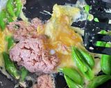 7分で簡単♪スナップエンドウ&ツナ卵炒め作り方3写真