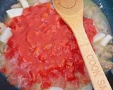 【簡単】魚介のトマトソースパスタ作り方3写真