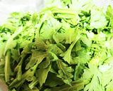 豆腐と春菊の韓国風サラダ作り方2写真