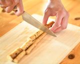 ゆかり風味のササミとたたきごぼう作り方1写真