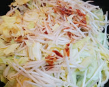 節約☆キャベツともやしのひき肉炒め作り方3写真
