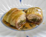 薄切り肉と野菜の油揚げ＆キャベツ巻き作り方15写真