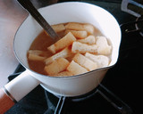 とろ〜り★長芋と薄揚げのお味噌汁作り方3写真