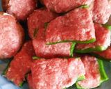 シイタケとピーマンの肉詰め作り方5写真