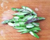 簡単豆知識☆アスパラガスの下拵え方法作り方1写真