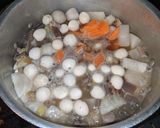 白味噌モツ煮込み作り方7写真
