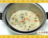 \大同電鍋レシピ/豆乳仕立ての野菜スープ作り方9写真