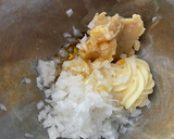 厚揚げと菜の花の新玉ねぎ味噌マヨ焼き作り方1写真
