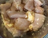 鶏胸肉の梅大葉和え作り方1写真