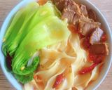 サンラー牛肉刀削麺！食欲をそそる！作り方4写真