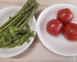 豚バラ肉とトマトの炒め物♪めっけ作り方1写真