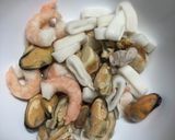 菜の花とシーフードのパスタ作り方4写真