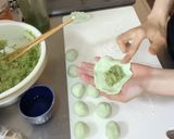 ほうれん草の米粉餃子　ザワークラウト入り作り方8写真