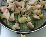 鶏肉と小松菜の中華あんかけ☆作り方1写真