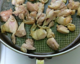 鶏肉と小松菜の中華あんかけ☆作り方1写真