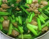 鶏肉と小松菜の中華あんかけ☆作り方3写真