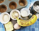 米粉のチョコバナナマフィン作り方1写真