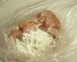 鶏むねと福神漬けとニラの炒め物作り方2写真