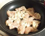 鶏むねと福神漬けとニラの炒め物作り方3写真