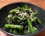 レンジで簡単一品！ほうれん草のしらす和え作り方4写真