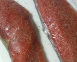 こんがり美味しい♪鮭のマヨたま焼き☆作り方1写真