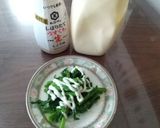 からし菜のマヨ醤油＋七味和え作り方2写真