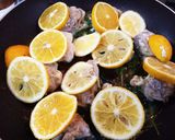 湘南ゴールドと鶏の香草焼き作り方4写真