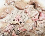 お年寄り絶賛シリーズ☆牛煮込み丼ぶり☆作り方1写真