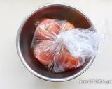 簡単★白だし仕立てのトマトのおひたし作り方4写真
