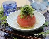 簡単★白だし仕立てのトマトのおひたし作り方5写真