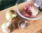 新玉ねぎのファルシ - 玉ねぎの肉詰め作り方1写真