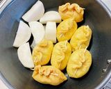 豆腐の鶏ひき肉入り♡油揚げの巾着煮♡作り方20写真