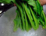 エビマヨ（茸とほうれん草入）作り方1写真